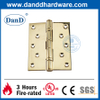 Нержавеющая сталь 304 полированная латунь огнестойкая композитная дверь Harger-DDSS011B-5x4x3